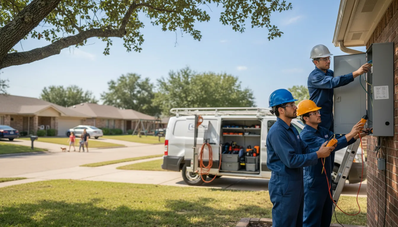 Certified electrician providing emergency electrical services in Diamond City, AR